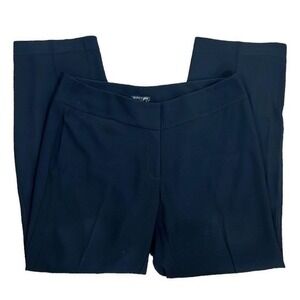 Eileen Fisher‎ Women's 12 Black Straight Leg Trouser Pant Inseam 31"